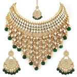 Stylish Choker Traditional Pearl Kundan Necklace Jewellery Set