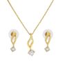 American Diamond Pendant Set With Chain For Girls and Women