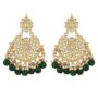 Stylish Choker Traditional Pearl Kundan Necklace Jewellery Set - Image 3