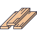 glass and plywood