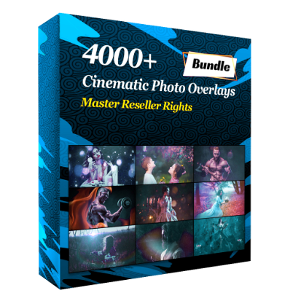 4000+ Cinematic Photo Overlays Bundle 4000+ Cinematic Photo Overlays Bundle - Image 1