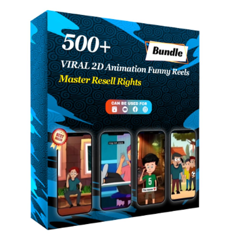 500+ VIRAL 2D Animation Funny Reels Bundle 500+ VIRAL 2D Animation Funny Reels Bundle - Image 1