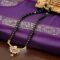 925 Sterling Silver Traditional Black Beaded Kala Mani Mangalsutra with Rose Gold for Women - Image 5