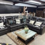 Catalina Two way power reclining full grain leather livingroom set