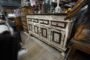 Checota hand carved console