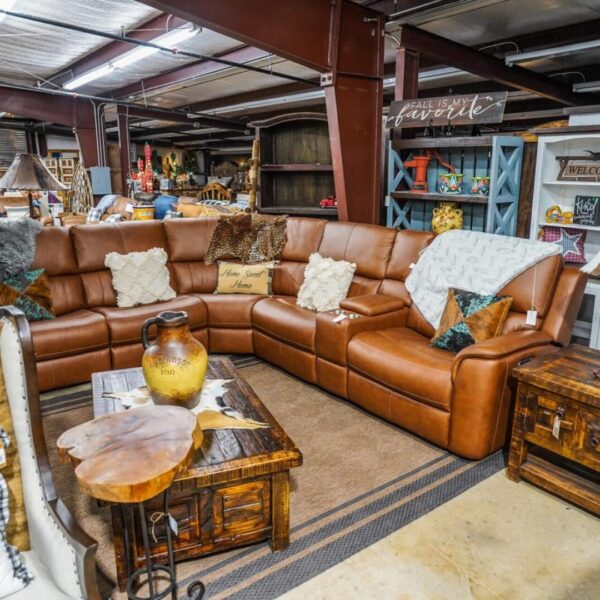 Henry Power Reclining Sectional with Power Headrests and Lumbar