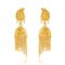 24Kt Micron 1 Gram Gold Traditional Jhalar Jhumka Earrings