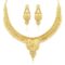 24 Carat Gold Plated Wedding Jewellery Choker Necklace Set