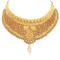 Glamorous Gold Plated Choker Necklace Set for Women - Image 2