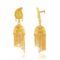 24Kt Micron 1 Gram Gold Traditional Jhalar Jhumka Earrings - Image 3