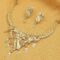 Lavish 24 Carat Gold Plated Floral Choker Necklace Set - Image 3