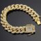 Gold Plated American Diamond Studded Charming Golden Bracelet For Men & Women - Image 5