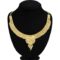 24 Carat Gold Plated Wedding Jewellery Choker Necklace Set - Image 4