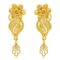 Lavish 24 Carat Gold Plated Floral Choker Necklace Set - Image 5