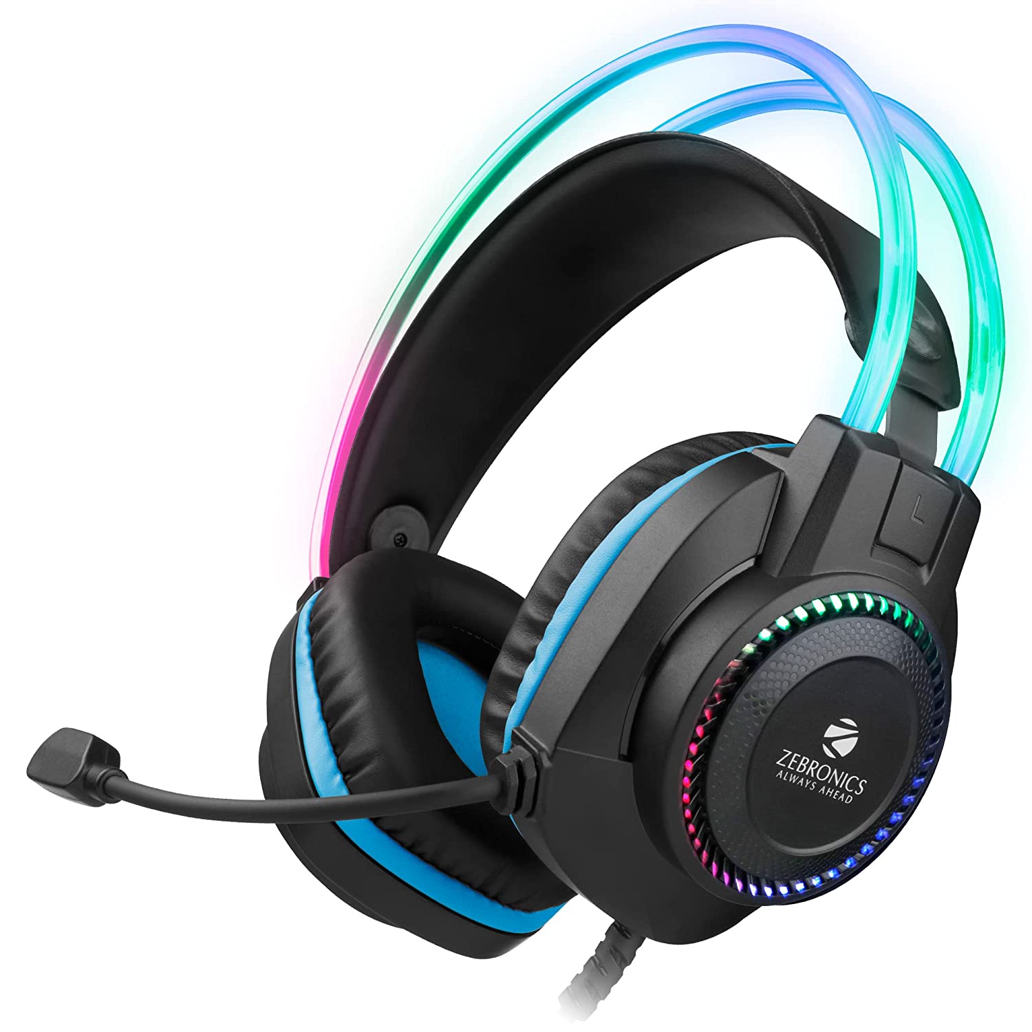1-74.jpg Zebronics Jet PRO Premium Wired Gaming On Ear Headphone with mic - Image 1