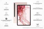 Samsung Galaxy Tab S8+ (12.4 inch, Wi-Fi+5G Tablet, Pink Gold) - Image 5